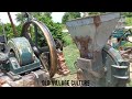Big Crazy Old Black Engines Cold Starting and Best Sounding Ruston Engine Working With Floor Mill