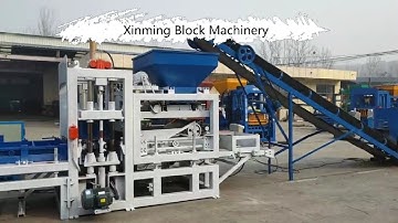 QT4 20 Full automatic concrete block making machine