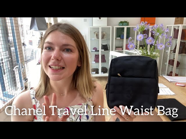 Black Chanel New Travel Line Crossbody