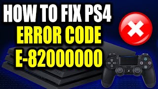 How to Fix PS4 Error Code E-82000000 (Easy Guide!) "Undefined application error." screenshot 2