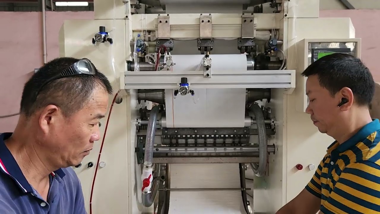 CIL-AS-288 2 lines interleaved hand towel tissue paper making machine