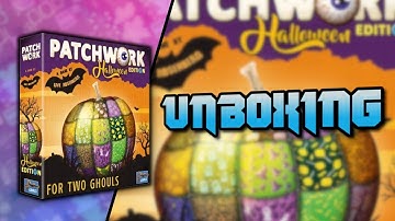 Patchwork Halloween Edition Unboxing |  Lookout Games