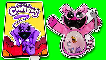 Making Poppy Playtime Chapter 3 Game Book🐱🐷（+Smiling Critters Squishy）DIY 파피 플레이타임 3