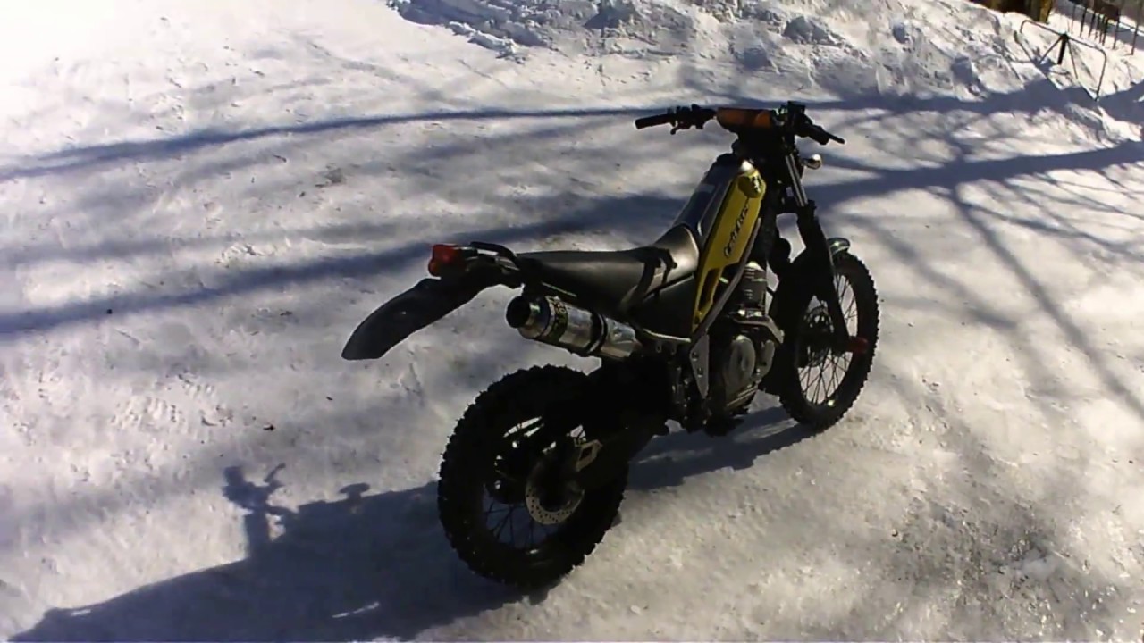 Yamaha Tricker XG 250 winter - YouTube