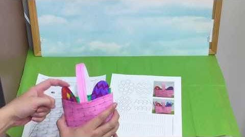 Easter Basket Pink - Craft Video Tutorial from MusicK8.com