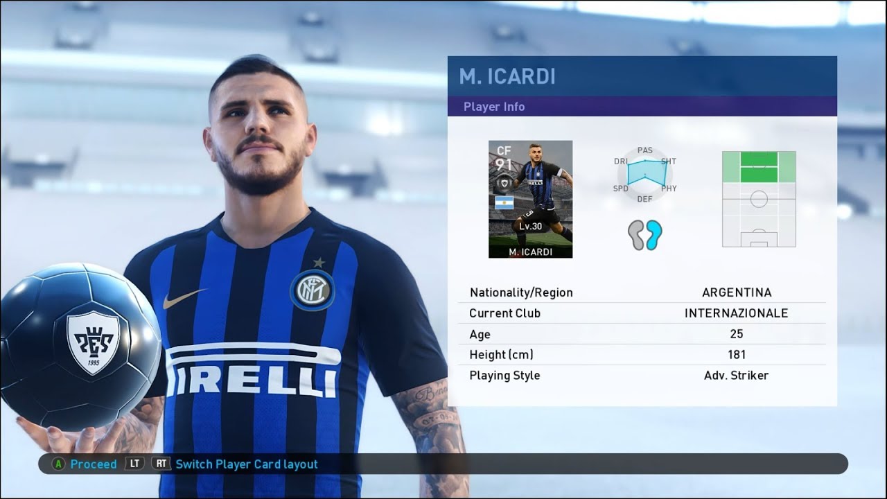 pes 2019 myclub | Featured Players | Club Selection Special Agents : Inter + Milan