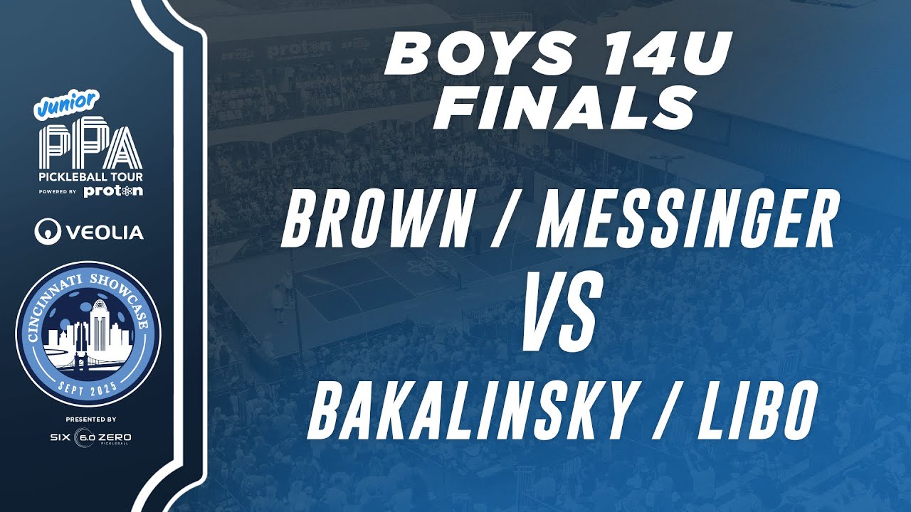 Brown/Messinger v Bakalinsky/Libo at the Junior PPA Veolia