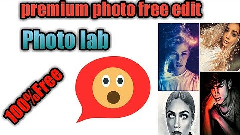 Photo lab app free me kaise use kare How to use photo lab application free