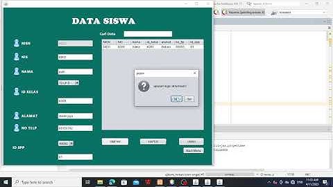 Aplikasi Pembayaran SPP berbasis JAVA