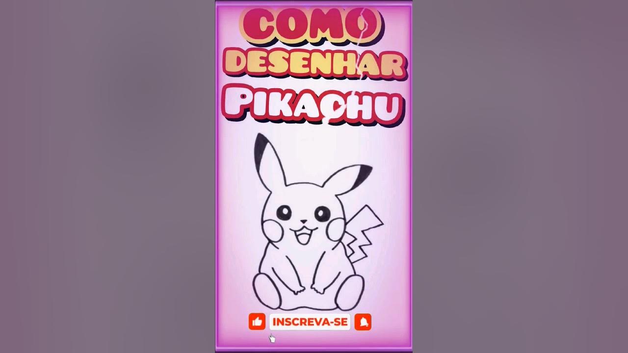 🎬 LIVE: Como Desenhar o Pikachu! How to draw Pikachu! 