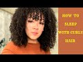 How to sleep with curly hair &amp; morning refresher