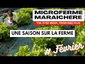 Une saison sur une microferme marachre fvrier  sylvain couderc les jardins de la valette