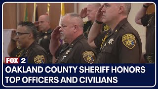 Oakland County Sheriff honors top officers, civilians