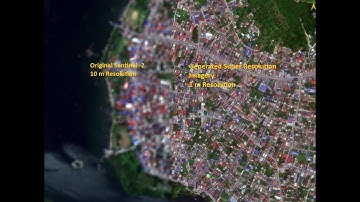 Super Resolution in Sentinel-2 Imagery (1m)( create and download in 2025)