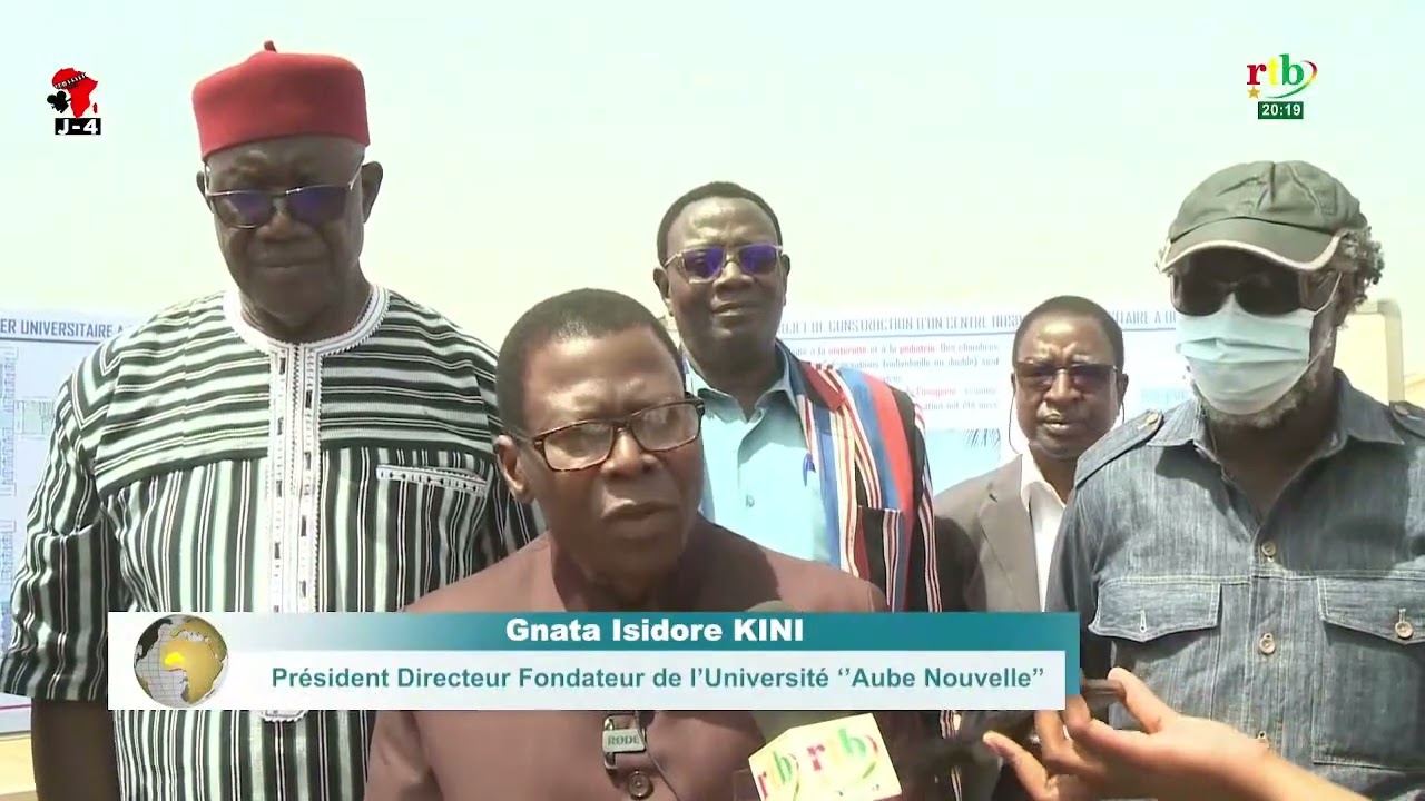 Rtb - Lancement de la construction d'un CHU à Ouaga 2000 par l'Université Aube Nouvelle