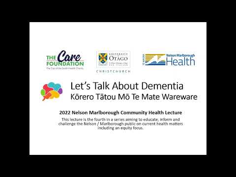 Let's talk about dementia / Me Kōrero Tātou Mō Te Mate Wareware