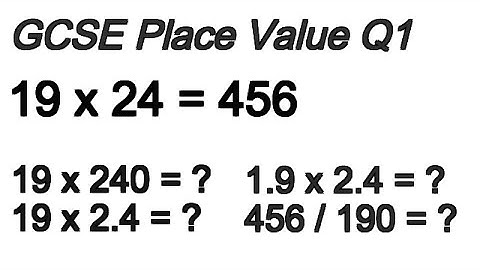 Place Value Q1 - GCSE Exam Question