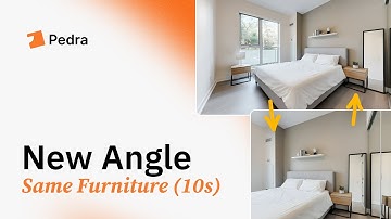 Virtual Staging: Change Camera Angle (Same Furniture) in 10s