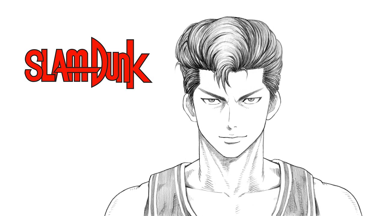 如何畫櫻木花道 灌籃高手 櫻木花道 男兒當入樽 畫畫教學 Youtube