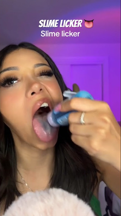 #asmr #slime #licker