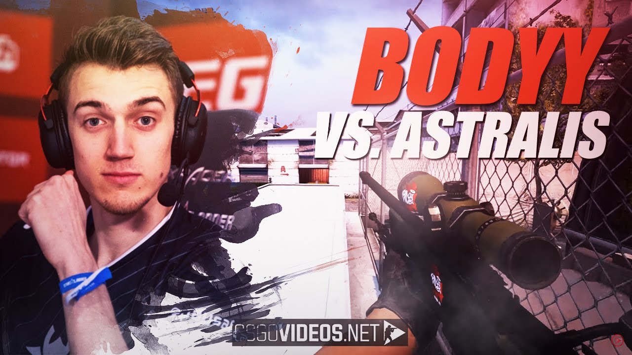 Bodyy Vs Astralis Double Bodyy AWP Wallbang On De cache CS GO 
