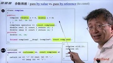 高清 1080P C++面向对象高级编程（侯捷） P4 4 参数传递与返回值