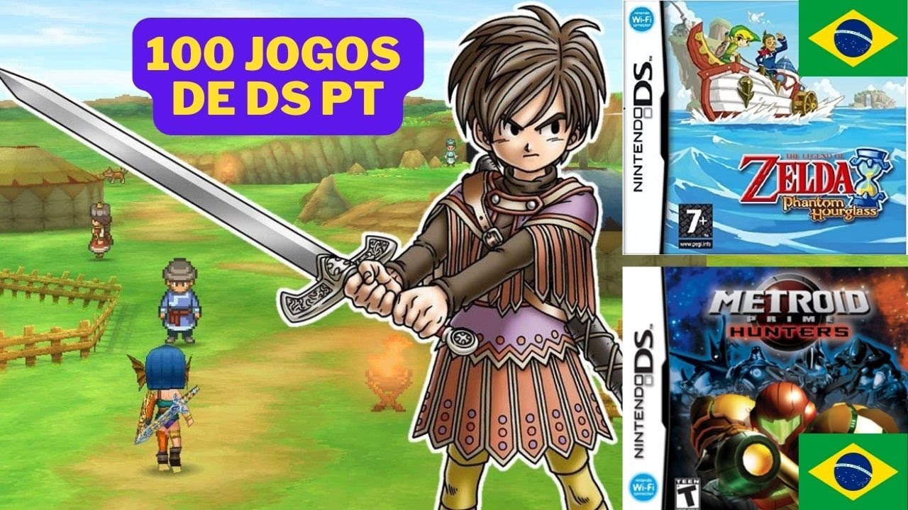 10 JOGOS DE NINTENDO 3DS EM PORTUGUÊS - JOGOS DE N3DS TRADUZIDOS 