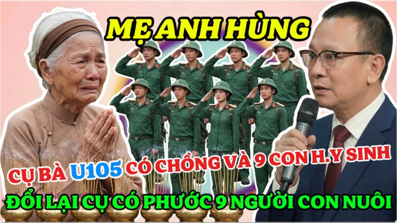 Tâm Sự Cùng Sâm: Cụ Bà 105 Tuổi Có Chồng Và 9 Con H.y Sinh - Đổi Lại Cụ Nhận Nuôi 9 Đứa Con Quả Cảm