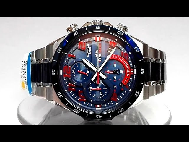 Casio Edifice EQS-920TR-2 Scuderia Toro Rosso Limited edition watch 2019 -  YouTube