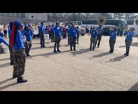 Wilcox Central High School Marching 2023  Inaugural Parade In Montgomery Alabama