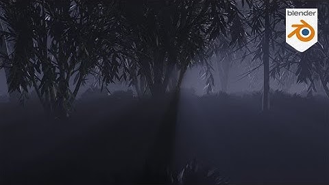 Easiest way to create a night forest scene in Blender.