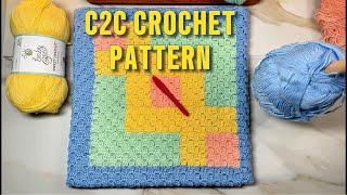Learn C2C Crochet The EASIEST Way For Beautiful Baby Blankets | Part 3