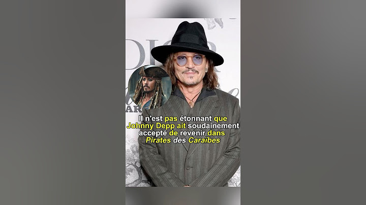 Il n'est pas étonnant que Johnny Depp ait soudainement accepté de revenir dans Pirates des Caraïbes