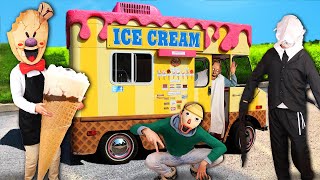 ROD and BALDI sells Ice Screams in REAL LIFE