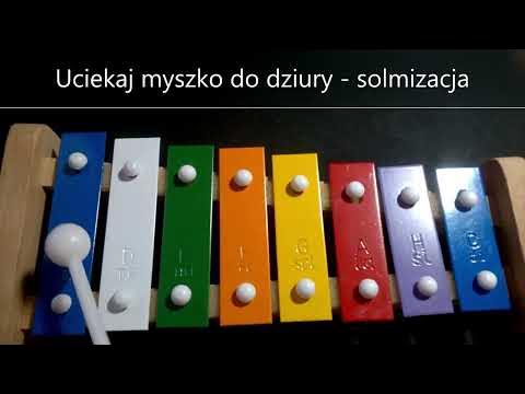 Uciekaj myszko do dziury - solmizacja - YouTube