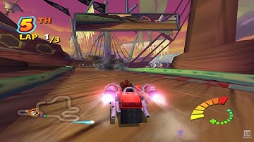 Crash Tag Team Racing - GameCube Gameplay (4K60fps)