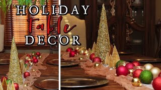 Christmas Table Decorating Idea (Part 2)