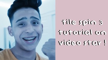 ae like tile spin 3 tutorial on video star🥡🥢