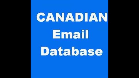 Canadian Emails List-Buy US Emails Database Low Cost
