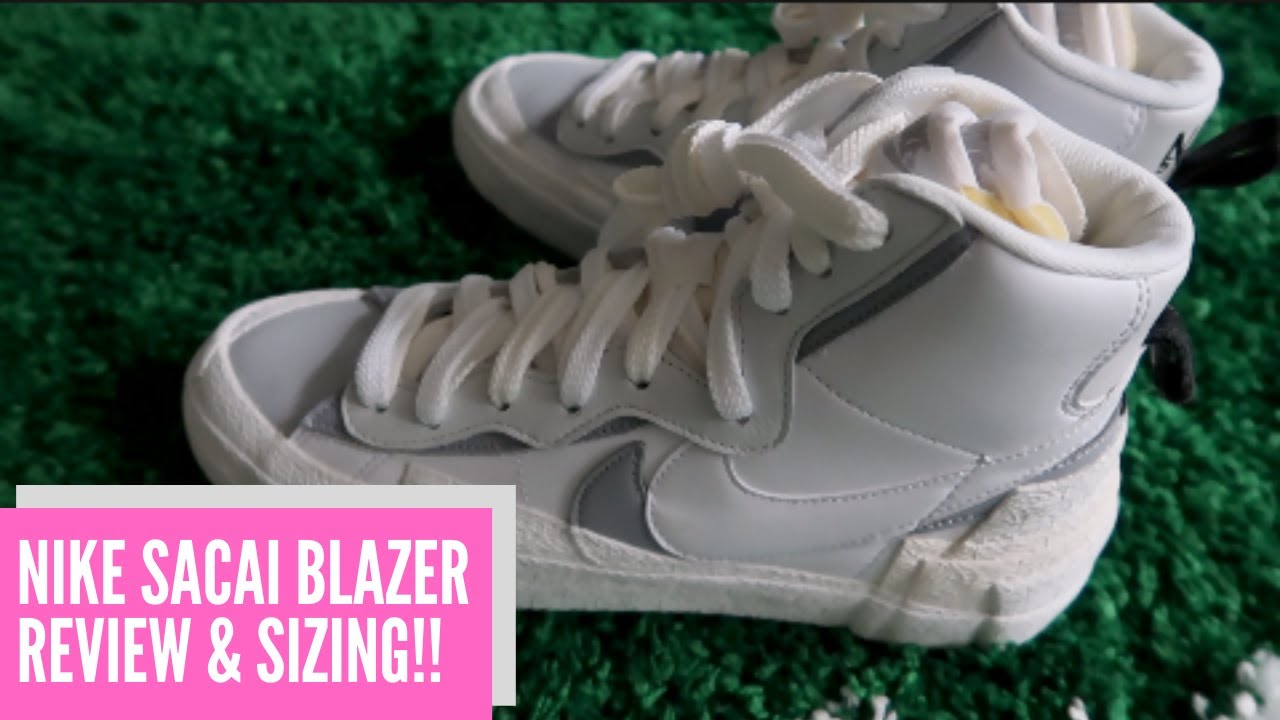 nike sacai blazer sizing