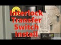Wire &amp; Install a Interlock Transfer Switch