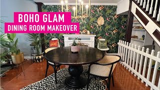 Boho Glam Maximalist Dining Room Makeover ft. Mary Lynn Rajskub!