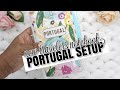 How Tow Setup a Travel Planner | My Portugal Trio Setup  | At Home With Quita