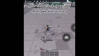 How to use hunters grasp after lethal whirlwind stream! #roblox #tsb