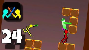 Supreme Duelist Stickman - Tetrisk - Gameplay Walkthrough (Part 24) [iOS,Android]