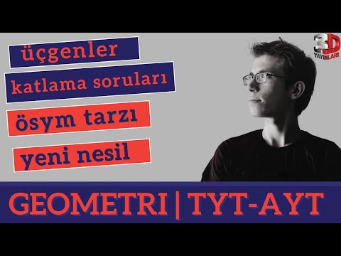 ÖSYM Tipi Katlama ve Üçgen Soruları (+1 Net) | 3D TYT Geometri