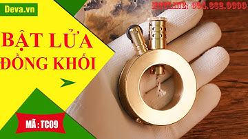 Bật lửa đồng khối hàng thủ công Nhật Bản TC 09  |   Giá : 1.500.000 Đ