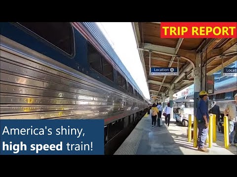 Amtrak's HIGH SPEED Northeast Regional in Coach