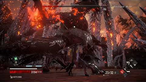 Code Vein Hellfire Knight Boss | Difficult 10 | No Partner | No Damage