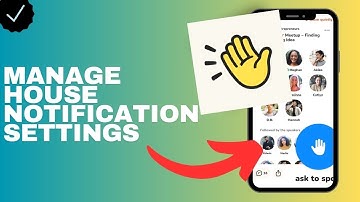 How to manage the house notification settings in the Clubhouse app?